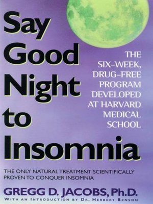 cover image of Say Good Night to Insomnia